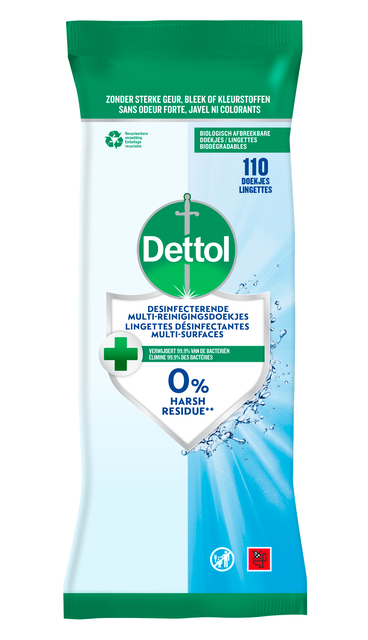 REINIGINGSDOEKJES DETTOL ANTIBACT