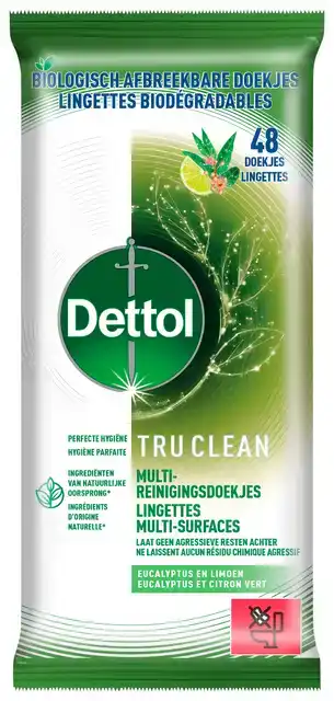 REINIGINGSDOEKJES DETTOL TC EUCALYP EN