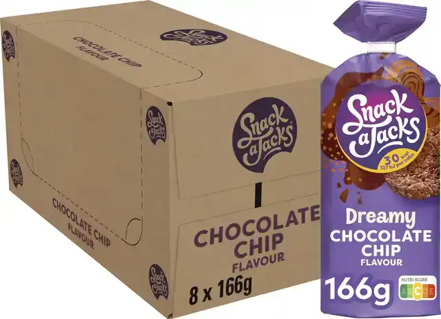 RIJSTWAFEL SNACK-A-JACKS CHOCOLOLATE
