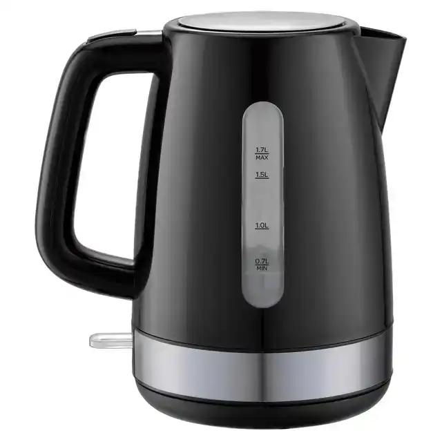 WATERKOKER INVENTUM 1.7 LITER ZWART MET