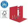 ORDNER LEITZ RECYCLE 180° 50MM ROOD