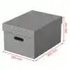 OPBERGDOOS ESSELTE 265X205X365MM GRIJS