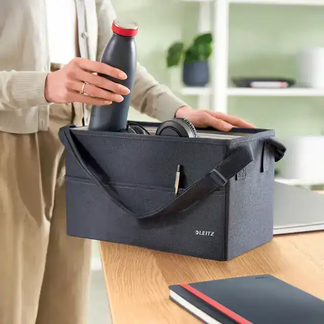 OPBERGTAS LEITZ GESTOFFEERD