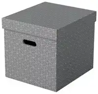 OPBERGDOOS ESSELTE 320X315X365MM GRIJS