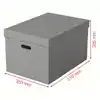 OPBERGDOOS ESSELTE 355X305X510MM GRIJS