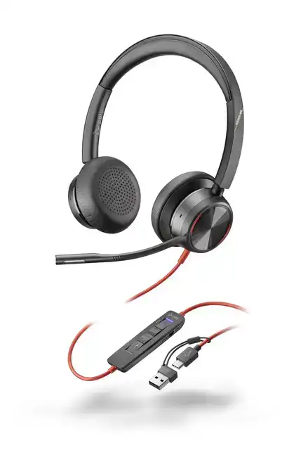 HEADSET HP POLY BLACKWIRE 8225 STEREO