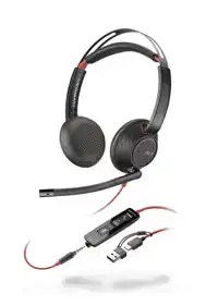 HEADSET HP POLY BLACKWIRE 5220 STEREO