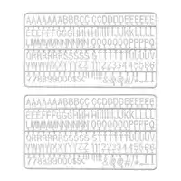 LETTER SET IEZZY VOOR LETTERBORD 2X150