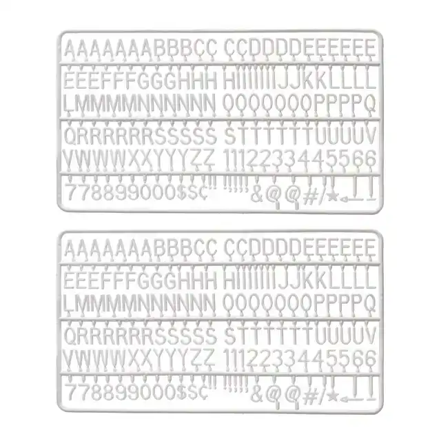 LETTER SET IEZZY VOOR LETTERBORD 2X150