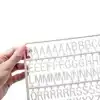 LETTER SET IEZZY VOOR LETTERBORD 2X150