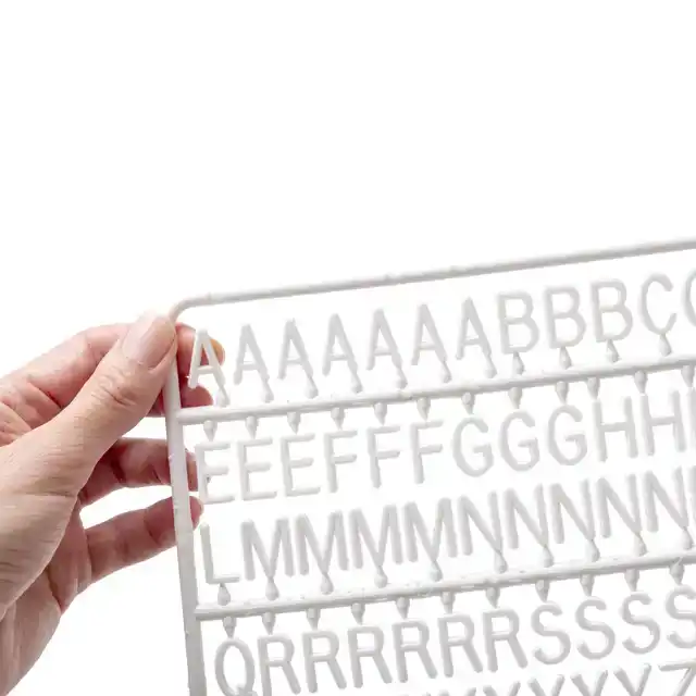 LETTER SET IEZZY VOOR LETTERBORD 2X150