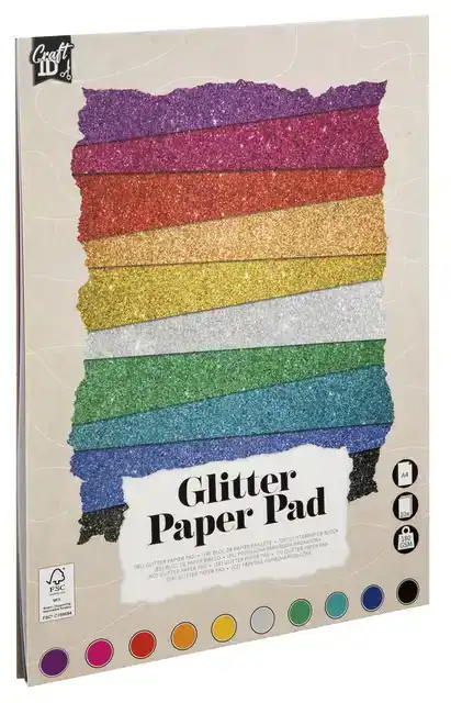 HOBBYKARTON GLITTER CARFTID 24X34CM