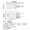 20W LADER 2-POORTS USB A+C PPS