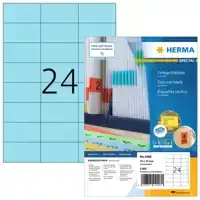 ETIKET HERMA 4408 70X37MM BLAUW 2400