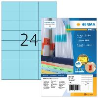 ETIKET HERMA 4408 70X37MM BLAUW 2400