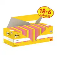 MEMOBLOK 3M POST-IT 654-COL 76X76MM