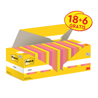 MEMOBLOK 3M POST-IT 654-COL 76X76MM