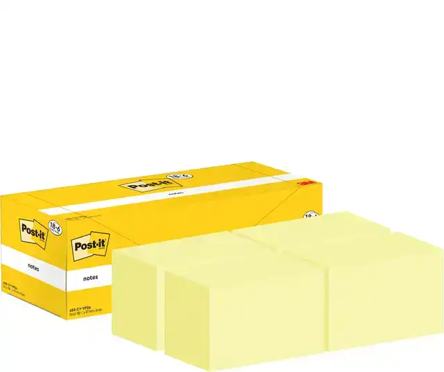 MEMOBLOK 3M POST-IT 655-CY 76X127MM