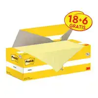 MEMOBLOK 3M POST-IT 654-CY 76X76MM GEEL