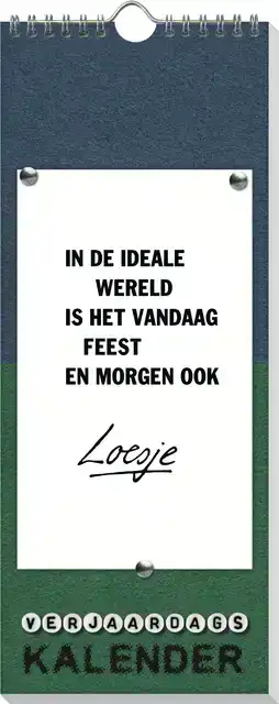 VERJAARDAGSKALENDER INTERSTAT LOESJE 7