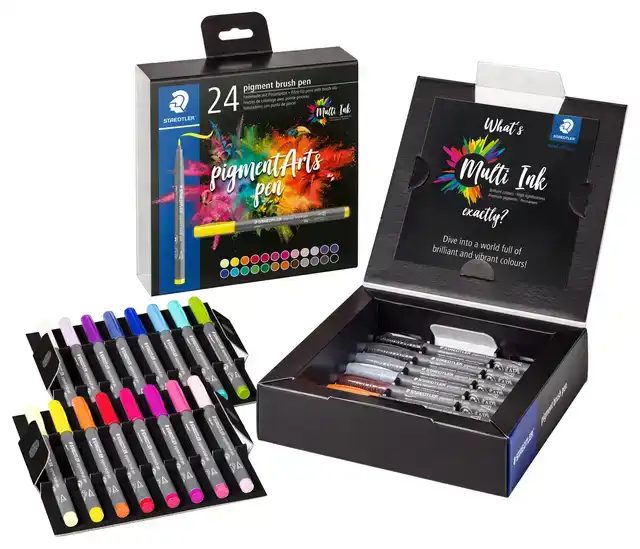 BRUSHPEN STAEDTLER PIGMENT PEN ETUI 24