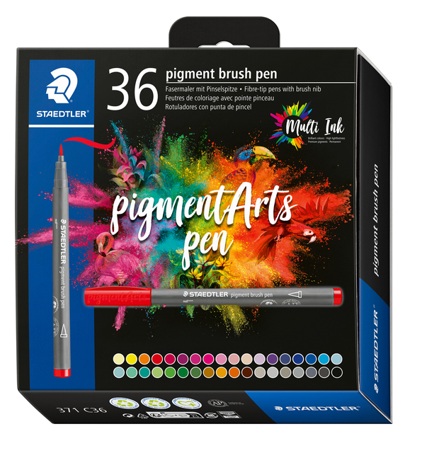 BRUSHPEN STAEDTLER PIGMENT PEN ETUI 36