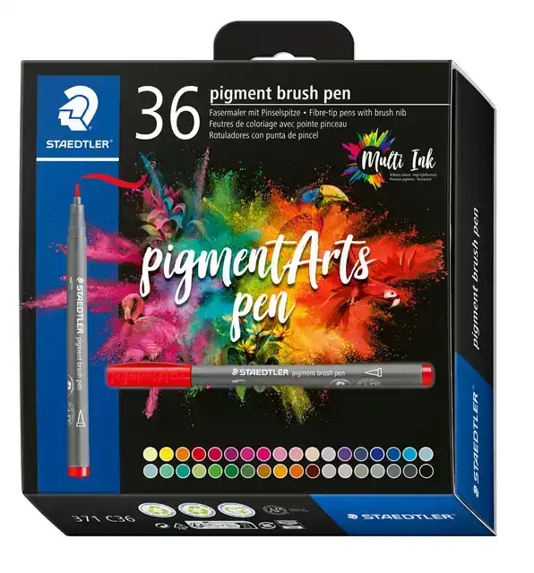 BRUSHPEN STAEDTLER PIGMENT PEN ETUI 36
