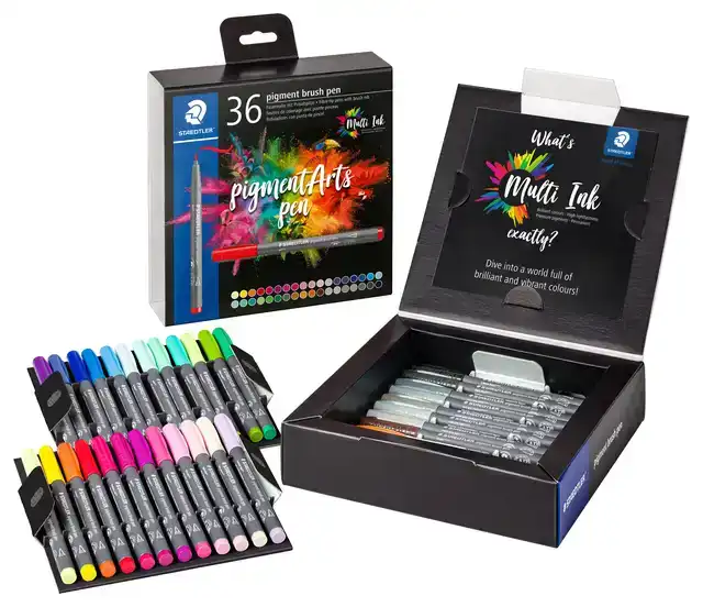 BRUSHPEN STAEDTLER PIGMENT PEN ETUI 36