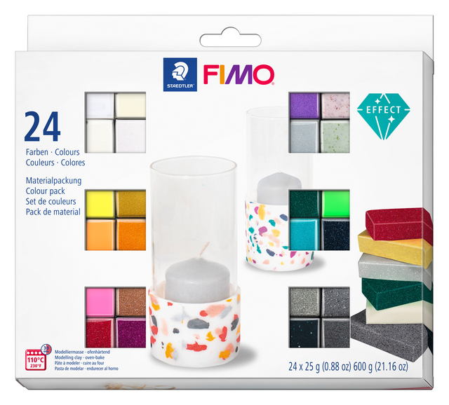 FIMO® EFFECT SET 24X25 GR