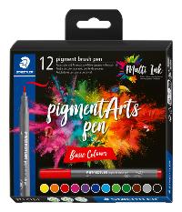 BRUSHPEN STAEDTLER PIGMENTARTS ETUI 12