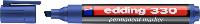 VILTSTIFT EDDING 330 SCHUIN 1-5MM BLAUW