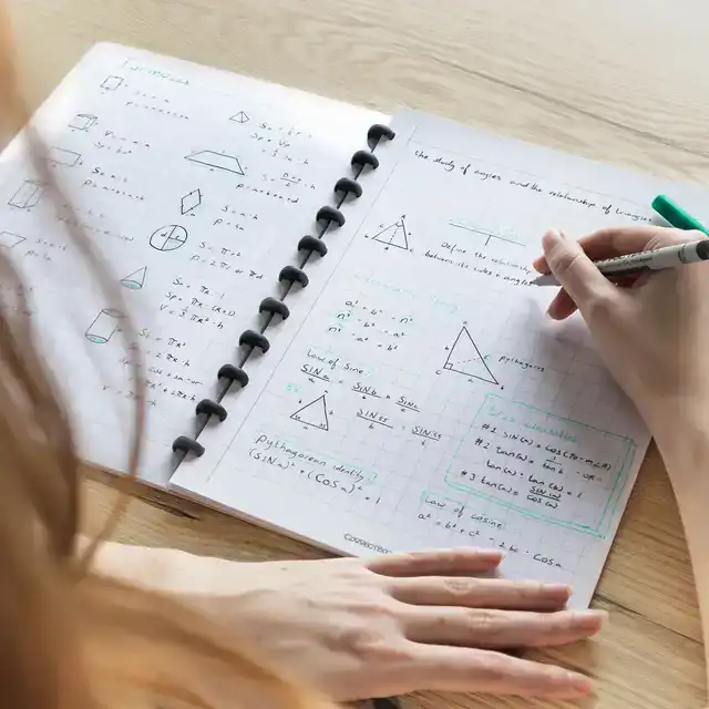 UITBREIDINGSSET CORRECTBOOK A4 RUIT