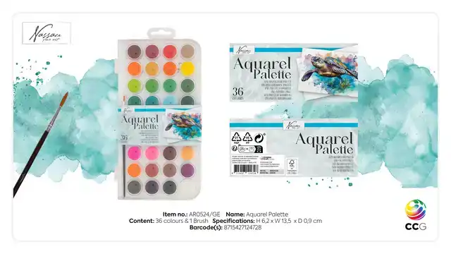 AQUARELVERF NASSAU FINE ART DOOS A 36