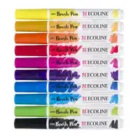 BRUSHPEN TALENS ECOLINE SET 10 STUKS