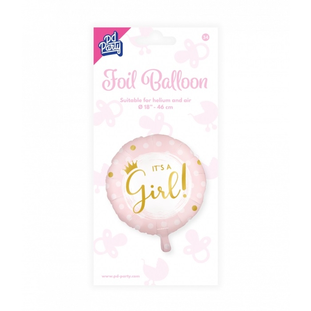 PAPERDREAMS FOIL BALLOON - IT'S A GIRL!