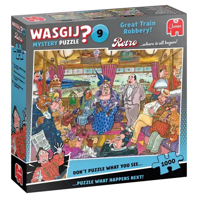 WASGIJ RETRO MYSTERY 9 - DE GROTE TREINROOF! (1000)