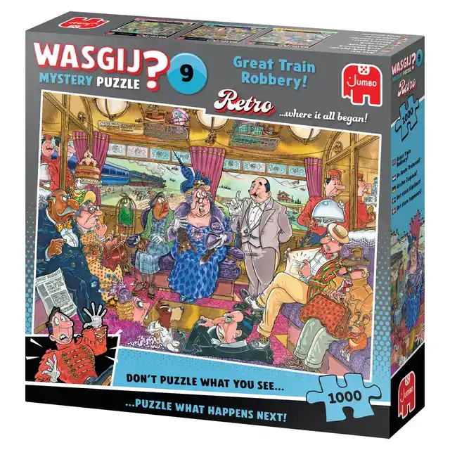 WASGIJ RETRO MYSTERY 9 - DE GROTE TREINROOF! (1000)