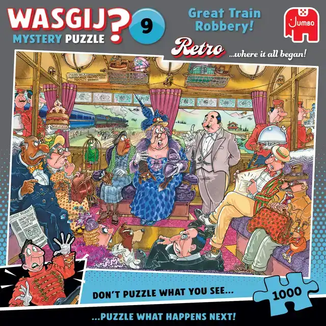 WASGIJ RETRO MYSTERY 9 - DE GROTE TREINROOF! (1000)