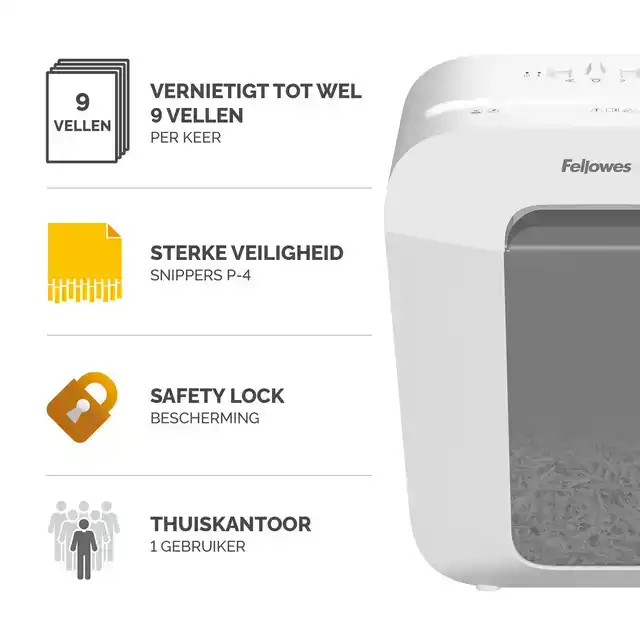 PAPIERVERNIETIGER FELLOWES LX50 4X37MM