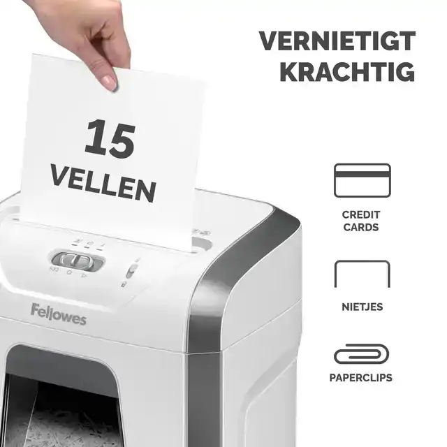 PAPIERVERNIETIGER FELLOWES 15C 4X40MM