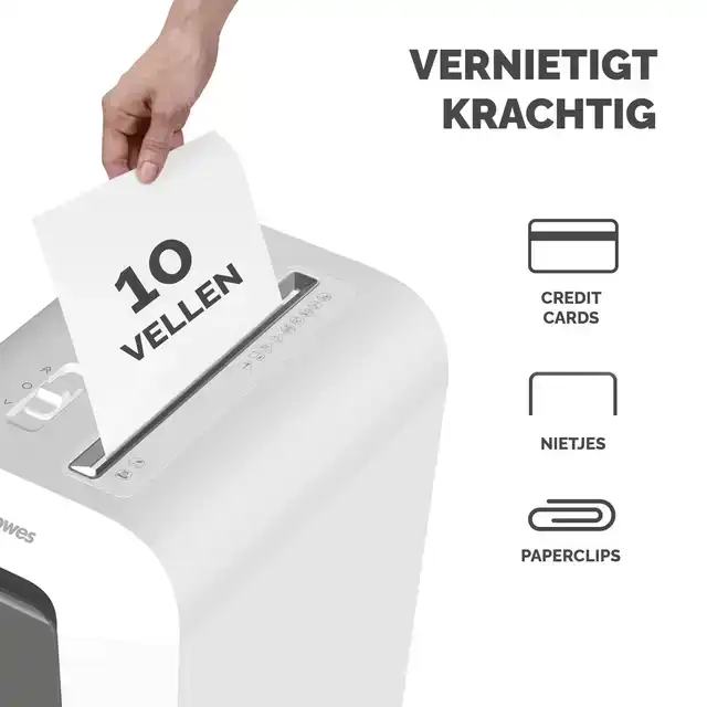 PAPIERVERNIETIGER FELLOWES LX65 4X40MM