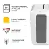 PAPIERVERNIETIGER FELLOWES LX65 4X40MM