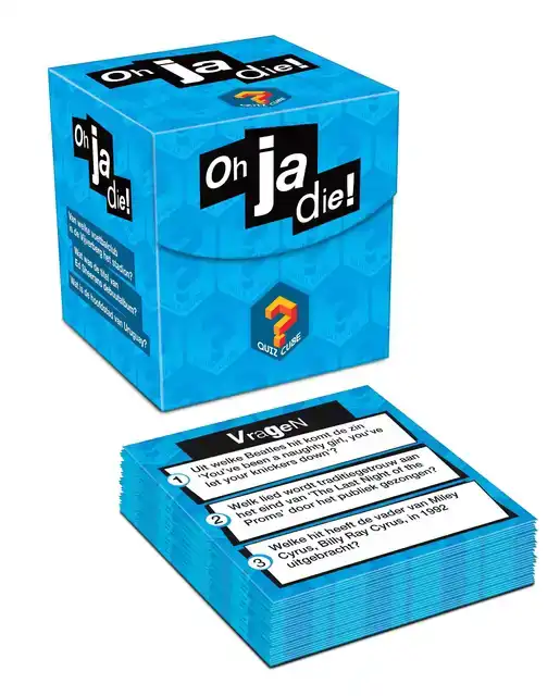 QUIZ CUBE OH JA DIE! INTRODUCTIE AANBIEDING TUCKER'S FUN FACTORY