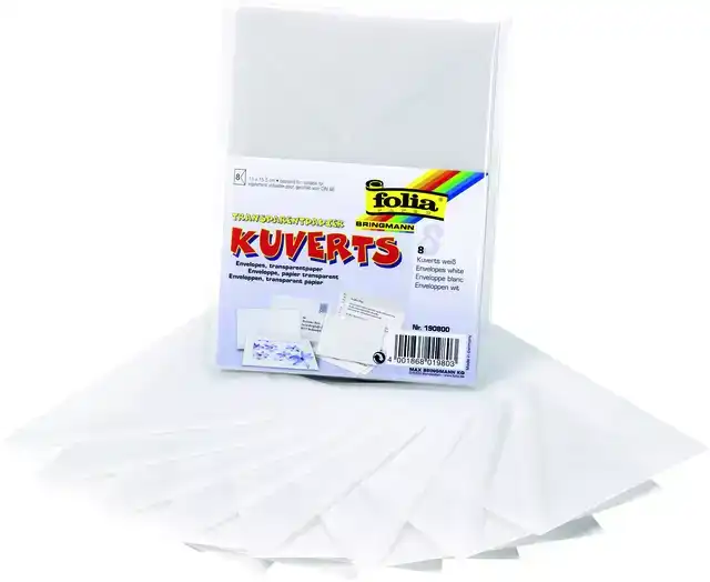 ENVELOP FOLIA A6 115GR SET 8 STUKS