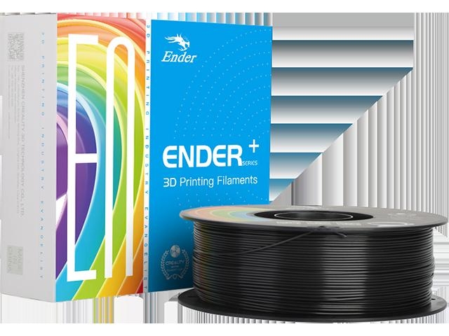 3D FILAMENT CREALITY PLA+ 1.75MM ZWART