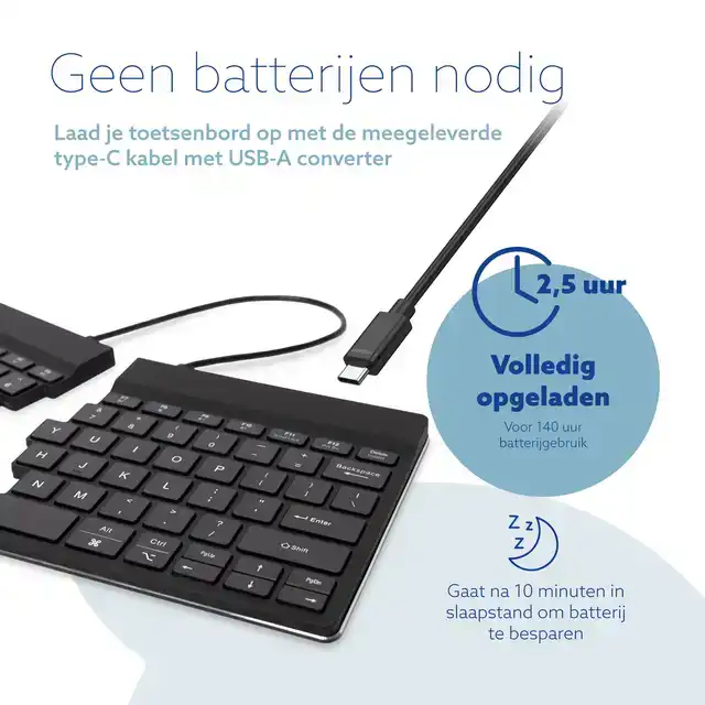 TOETSENBORD R-GO SPLIT BREAK QWERTY WL