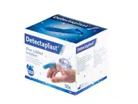 VINGERLINGEN DETECTAPLAST RUBBER BLAUW