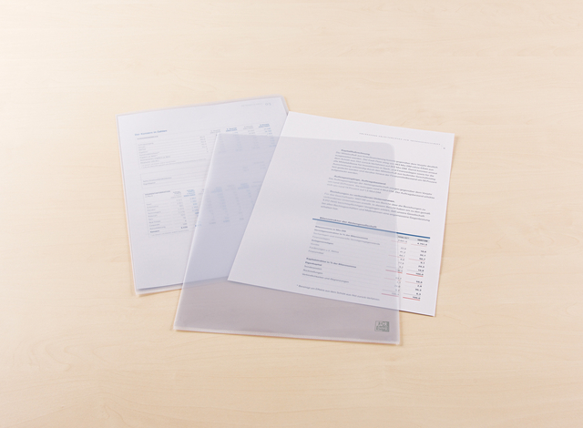 L-MAP OXFORD A4 PVC 140Âµ GLASHELDER