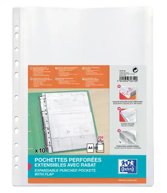 SHOWTAS OXFORD A4 PP 200Âµ GLASHELDER