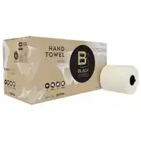 HANDDOEKROL BLACKSATINO PT50 2LAAGS